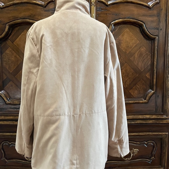 London Fog Suede All Weather Jacket, size M - Picture 4 of 10